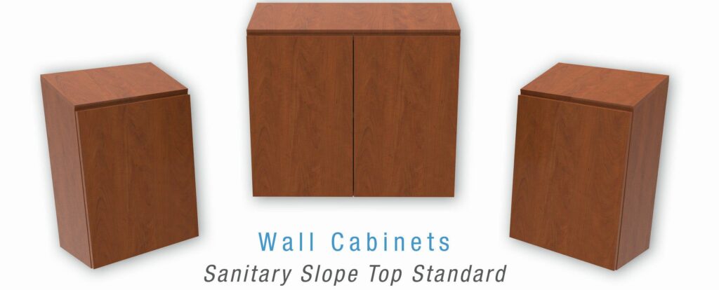 Wall Cabinets Sanitary Slope Top Standard