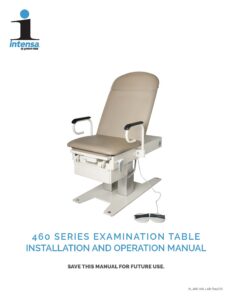 460 Exam Tables Manual