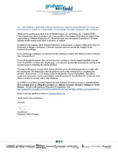 Prop 65 Notice