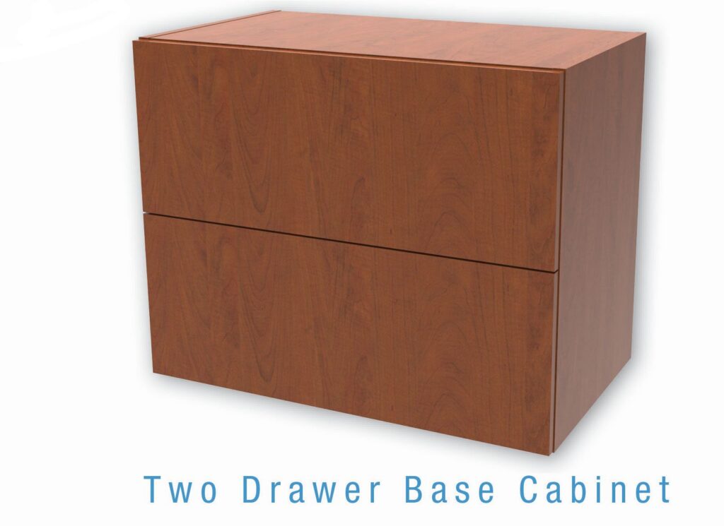 Two Drawer Base Cabinet